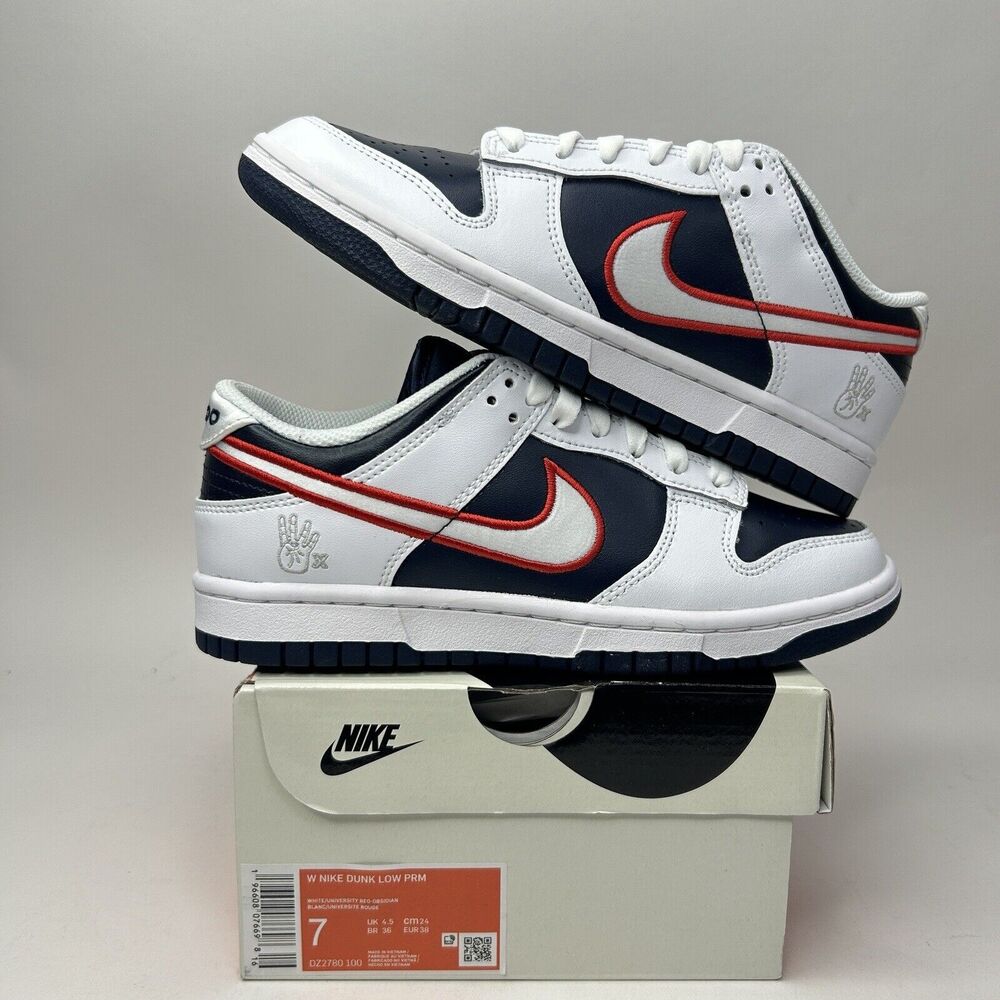 Nike Dunk Low PRM WMNS “Houston Comets Four Peat” 2023 - Picture 1 of 4